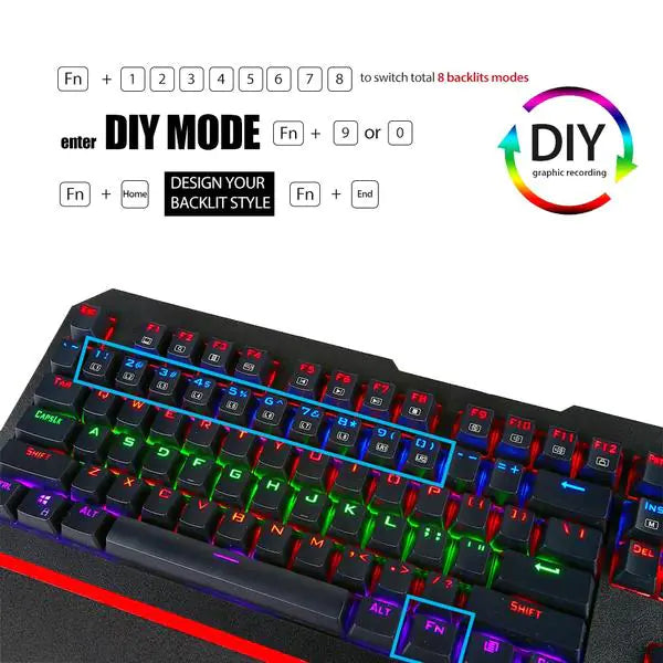 Redragon K558 RGB Mechanical Gaming Keyboard