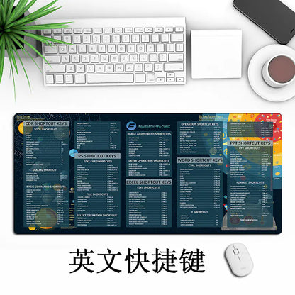 Wholesale English Keyboard Mouse Pad for Gaming