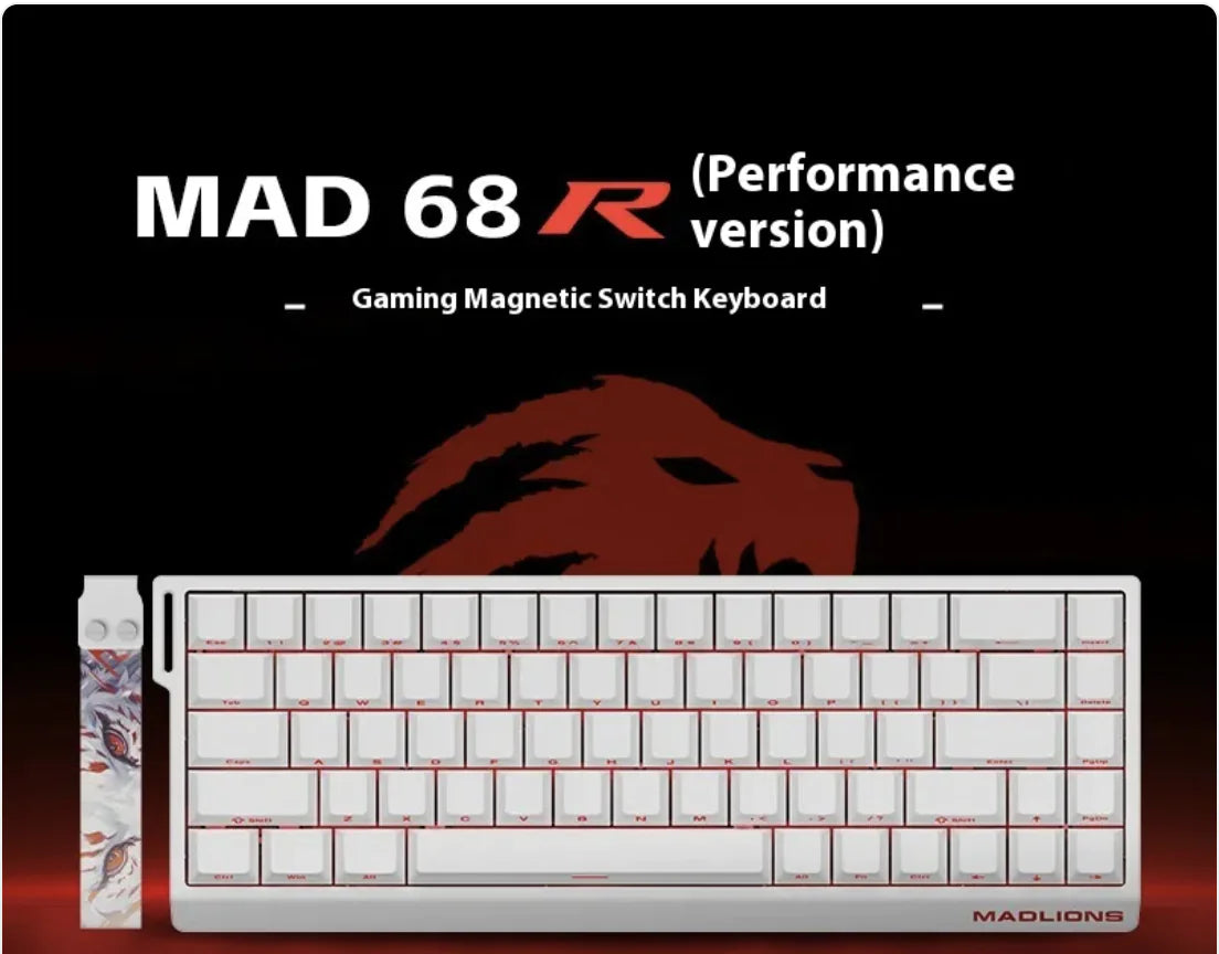 MAD6068/MAD68 Pro E-sports Magnetic Axis Mechanical Keyboard