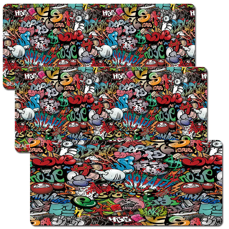 Trendy Graffiti Large Gaming Mouse Pad for Office