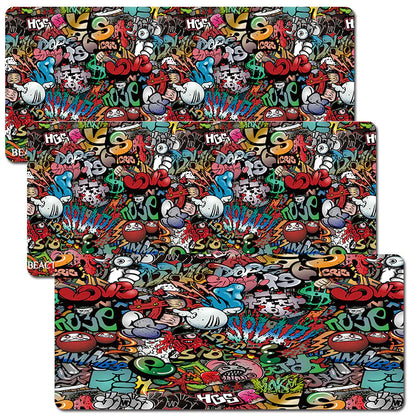 Trendy Graffiti Large Gaming Mouse Pad for Office