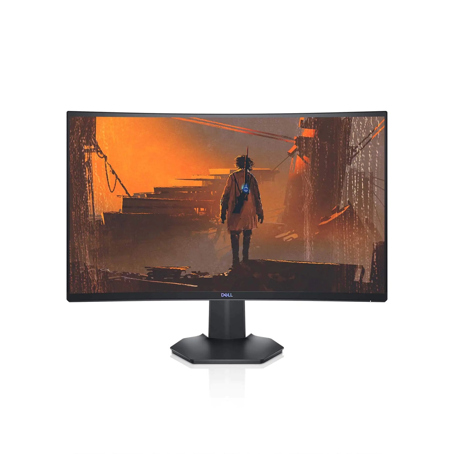 Dell 144Hz Gaming 27 Inch Curved Monitor with FHD (1920 x 1080) Display Nvidia G-Sync and AMD FreeSync HDMI DisplayPort VESA Certified Gray - S2721HGF