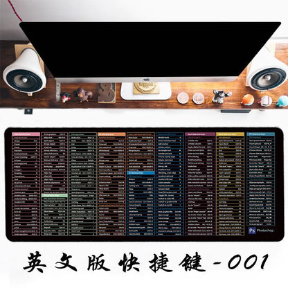 Wholesale English Keyboard Mouse Pad for Gaming