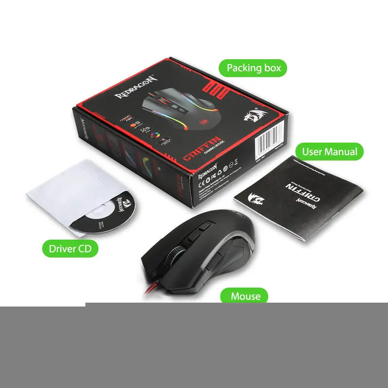 Redragon M607 Custom Macro Wired Gaming Mouse