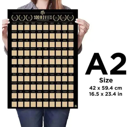 Movie Scratch Postcards