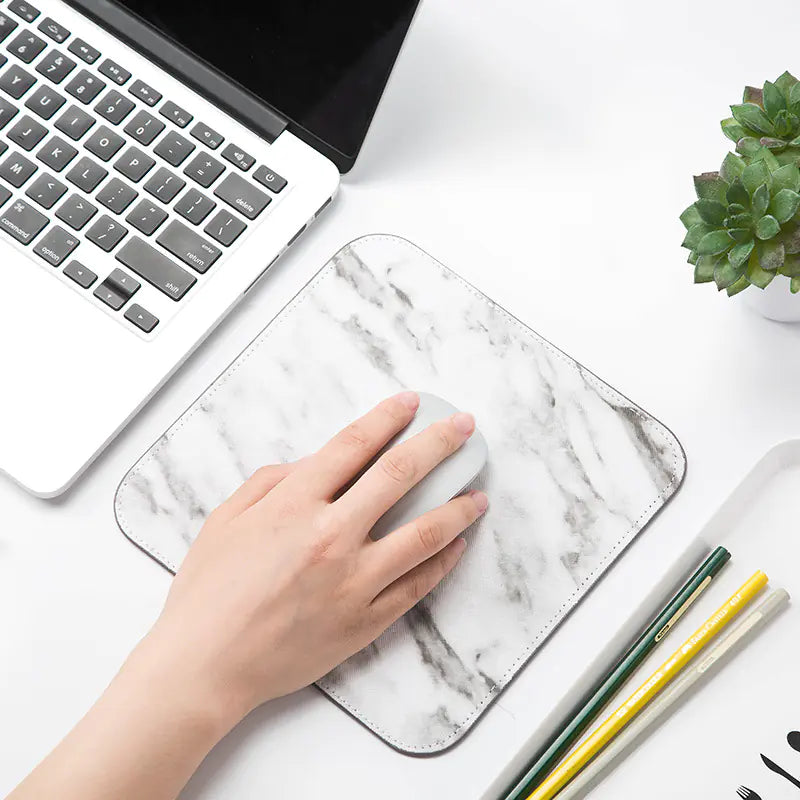 Customized Thick Marble Pattern Gaming Mouse Pad