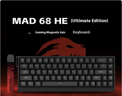MAD6068/MAD68 Pro E-sports Magnetic Axis Mechanical Keyboard