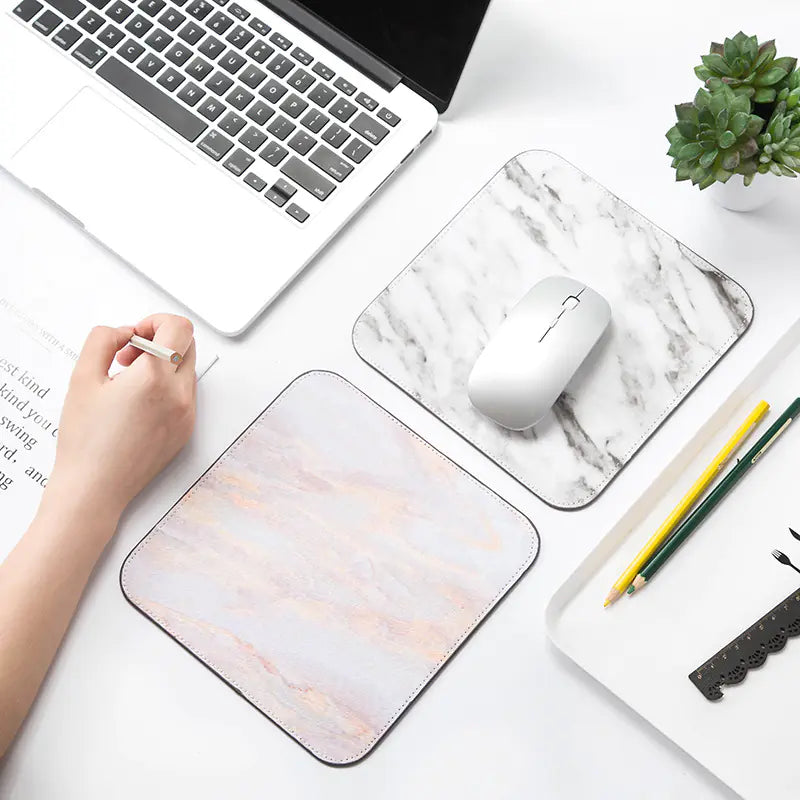 Customized Thick Marble Pattern Gaming Mouse Pad