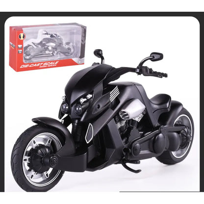 Alloy Motorcycle Toy – with Realistic Simulation