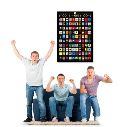 Movie Scratch Postcards