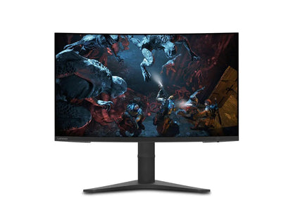 Lenovo G32qc-10 31.5-inch QHD Curved Gaming Monitor 1440p AMD FreeSync Premium DisplayPort HDMI Narrow Bezels Adjustable VESA Mount 66A2GCCBUS