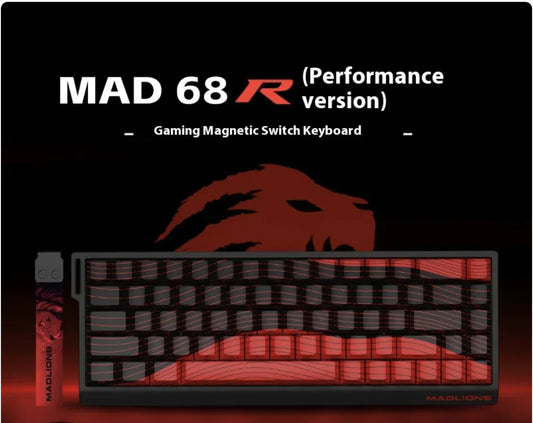 MAD6068/MAD68 Pro E-sports Magnetic Axis Mechanical Keyboard