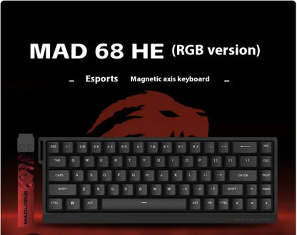 MAD6068/MAD68 Pro E-sports Magnetic Axis Mechanical Keyboard