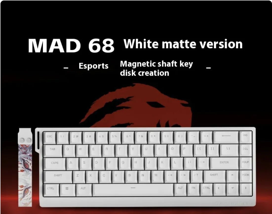 MAD6068/MAD68 Pro E-sports Magnetic Axis Mechanical Keyboard
