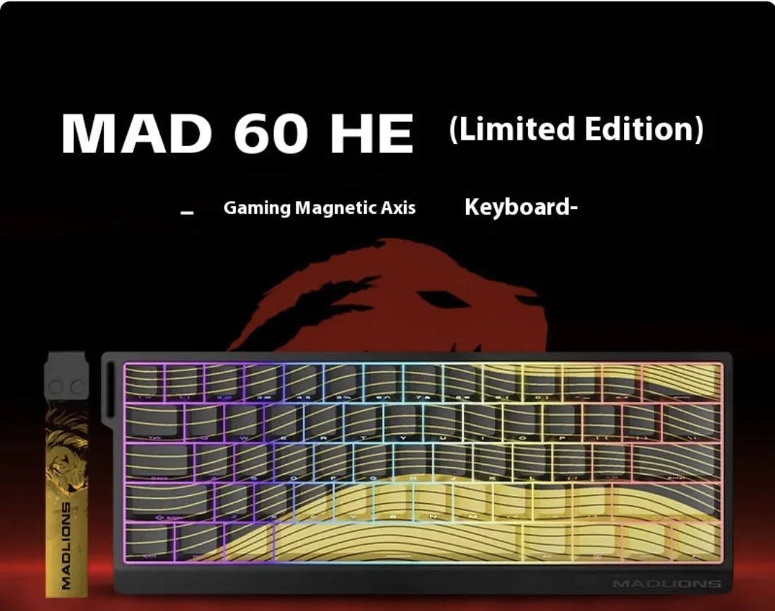 MAD6068/MAD68 Pro E-sports Magnetic Axis Mechanical Keyboard
