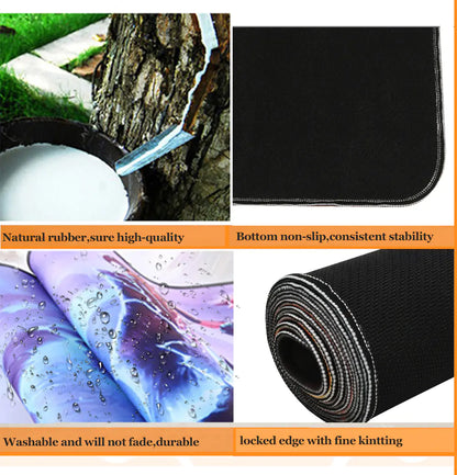 Gaming Desk Mat for Keyboard and Mouse (Internet Cafe)