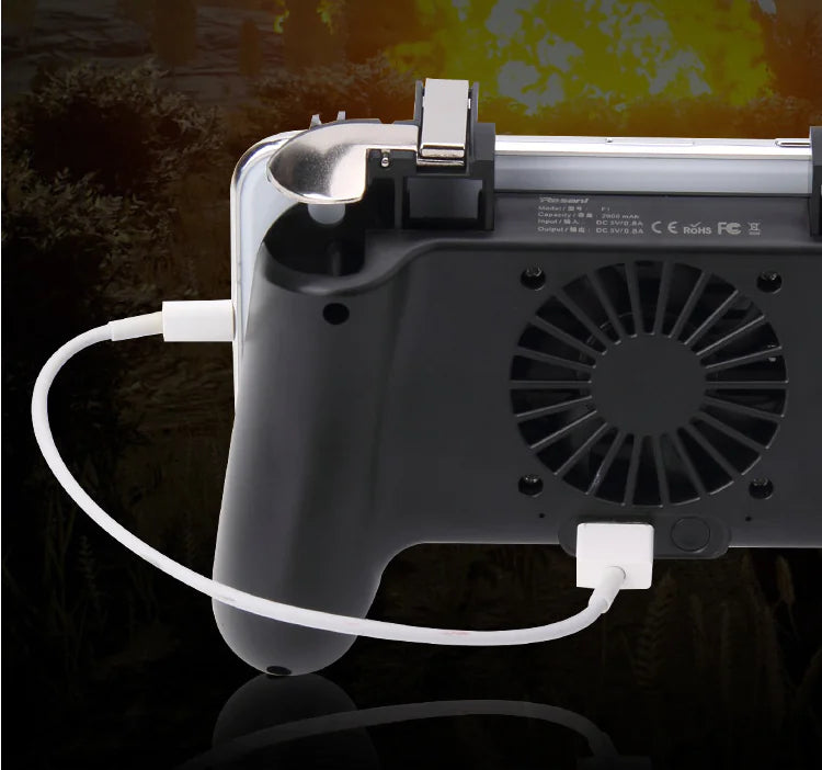 Game Controller for Mobile Gaming with Cooling Feature