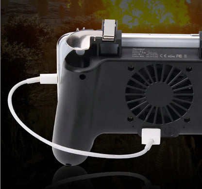 Game Controller for Mobile Gaming with Cooling Feature