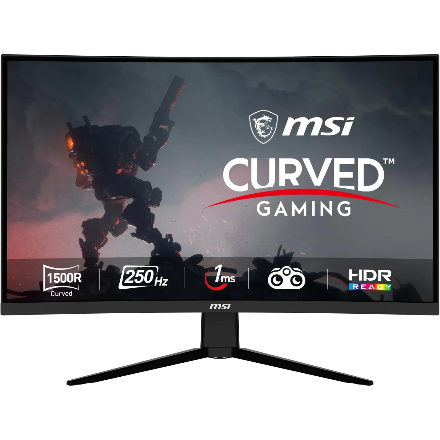 MSI G32C4X 32" Gaming Monitor 1920 x 1080 (FHD) Curved Gaming Monitor 1 ms 250Hz FreeSync 1500R HDMI DisplayPort Tilt Adjustable.