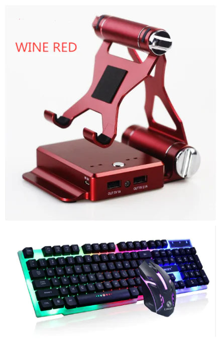 Mobile Power Bank with Multi-Function Stand